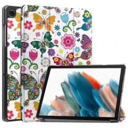  Samsung Galaxy Tab A9 Plus Fodral Tri-Fold Fjärilar - Teknikhallen.se