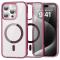 ColorPop ColorPop iPhone 15 Pro Max Skal CH MagSafe Transparent/Rd - Teknikhallen.se