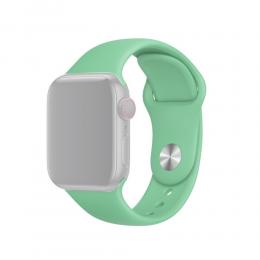  Silikon Armband Apple Watch 41/40/38 mm (M/L) - Mintgrön - Teknikhallen.se