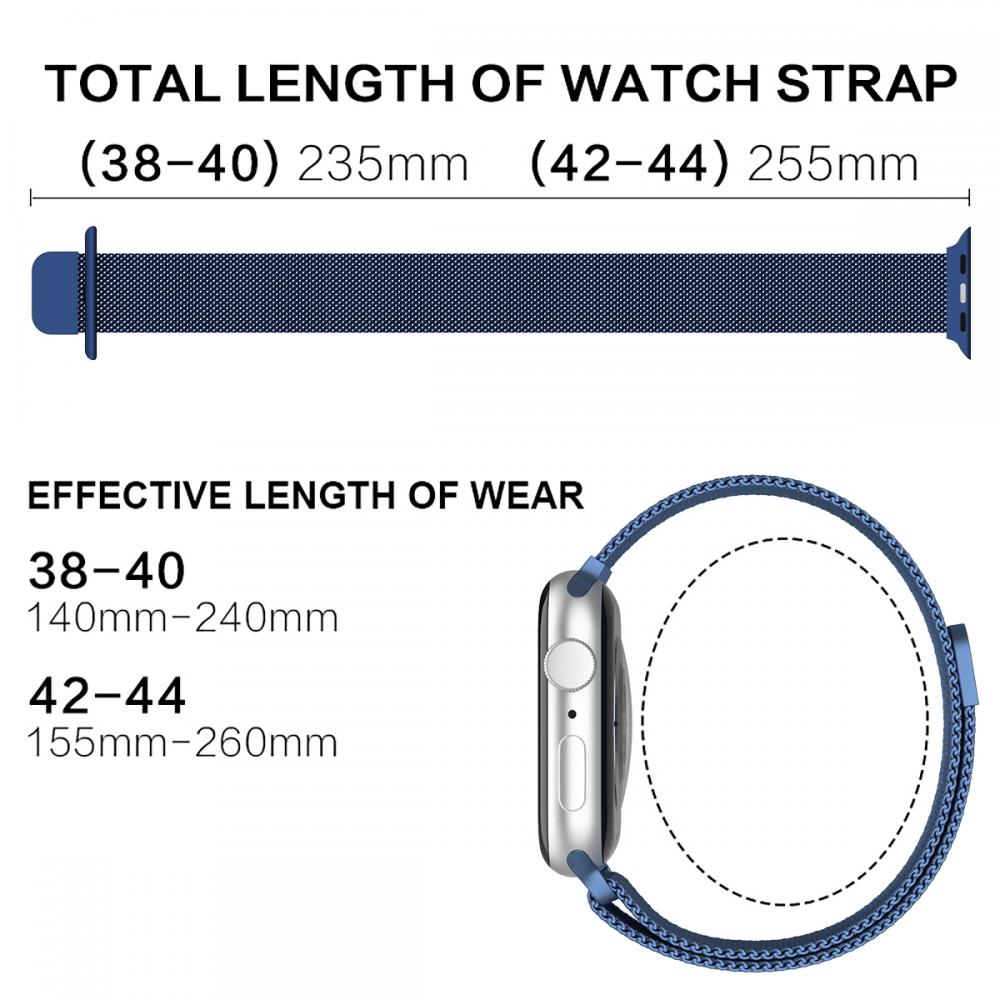 ColorPop ColorPop Milanese Loop Metall Armband Apple Watch 38/40/41 mm - Teknikhallen.se