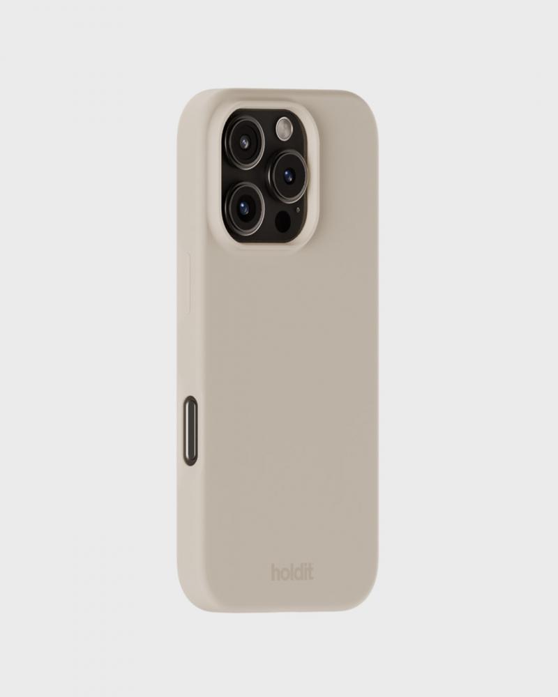 holdit holdit iPhone 16 Pro Max Skal Silikon Ljus Beige - Teknikhallen.se