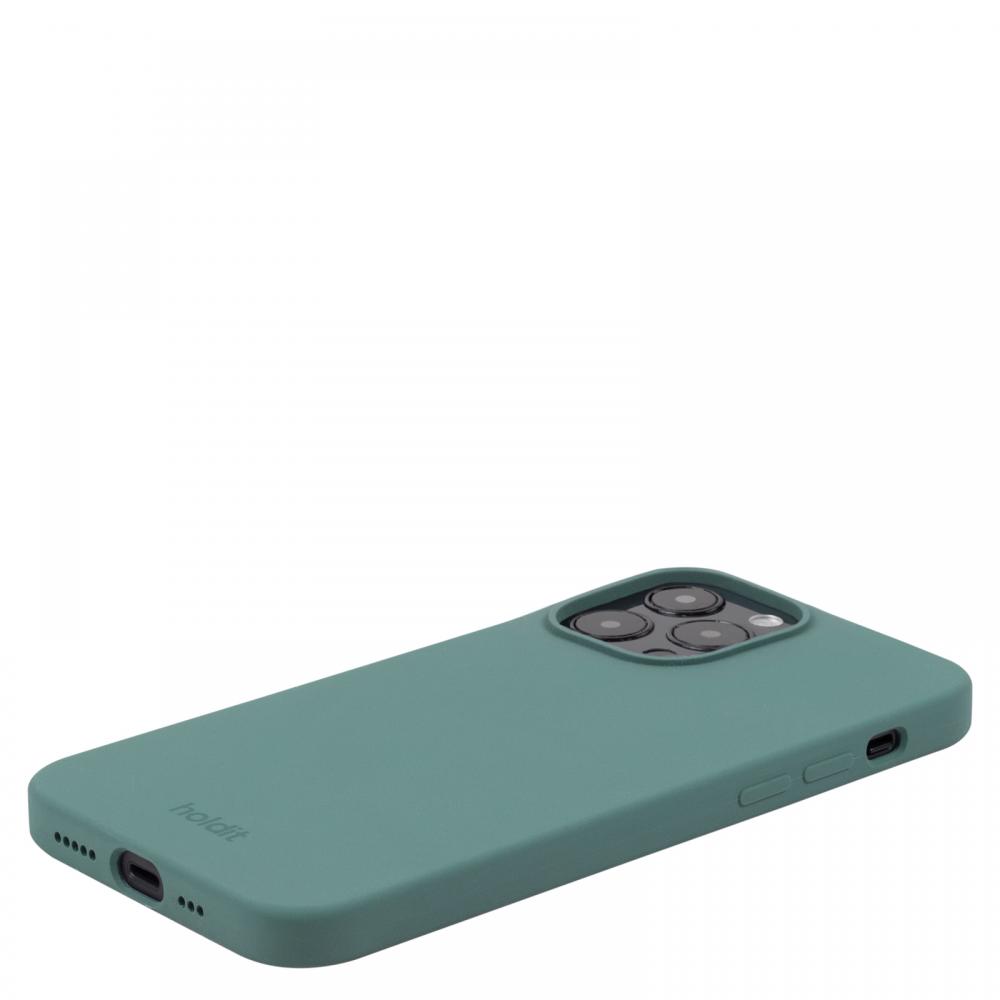 holdit holdit iPhone 14 Pro Skal Silikon Moss Green - Teknikhallen.se