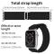 ColorPop Apple Watch 42/44/45/49 mm Armband Alpine Pro Loop Svart - Teknikhallen.se