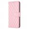  iPhone 16 Pro Fodral Diamond Lder Rosa - Teknikhallen.se