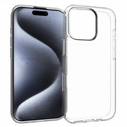  iPhone 16 Pro Skal TPU Transparent - Teknikhallen.se