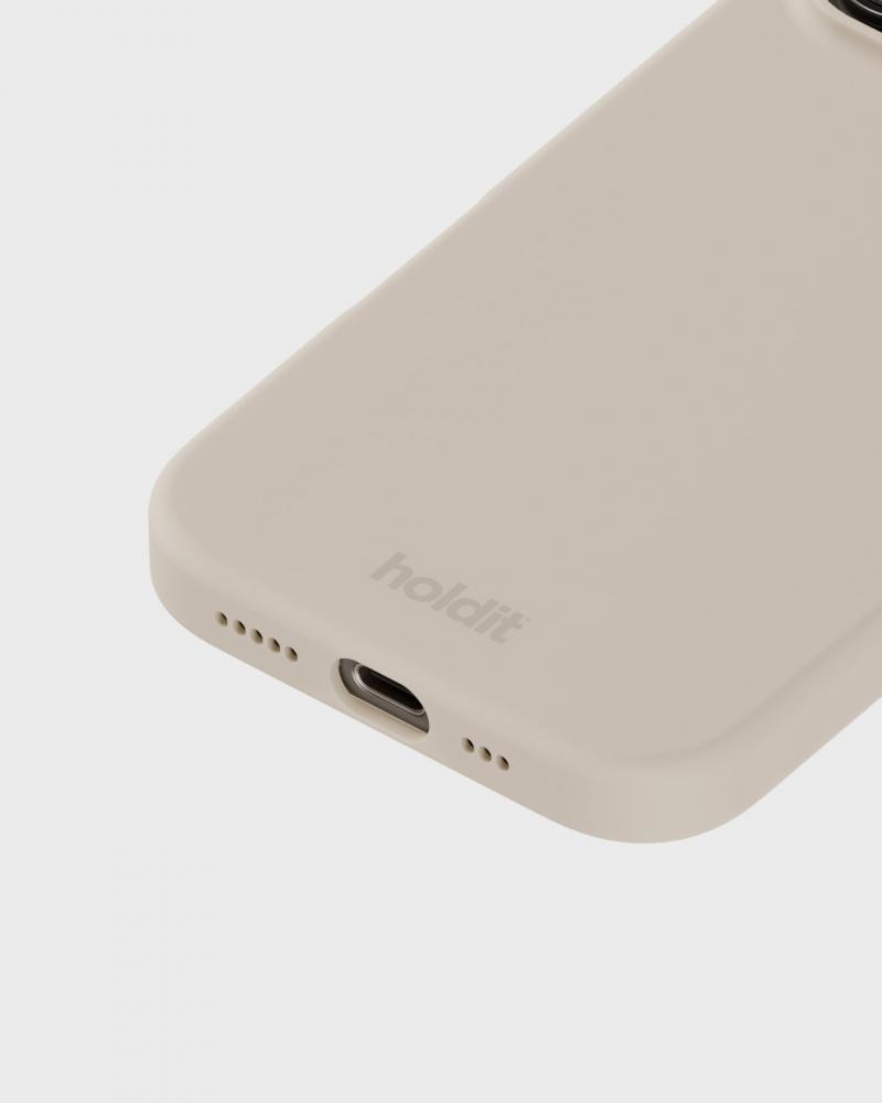 holdit holdit iPhone 16 Pro Max Skal Silikon Ljus Beige - Teknikhallen.se