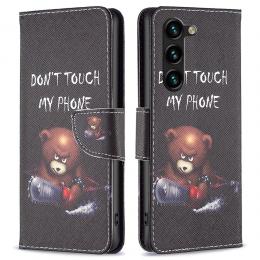  Samsung Galaxy S24 Plus Fodral Med Tryck Dont Touch Bear - Teknikhallen.se
