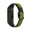  Samsung Galaxy Fit 2 SM-R220 Armband Ihligt Silikon Svart/Grn - Teknikhallen.se