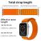 ColorPop Apple Watch 42/44/45/49 mm Armband Alpine Pro Loop Orange - Teknikhallen.se