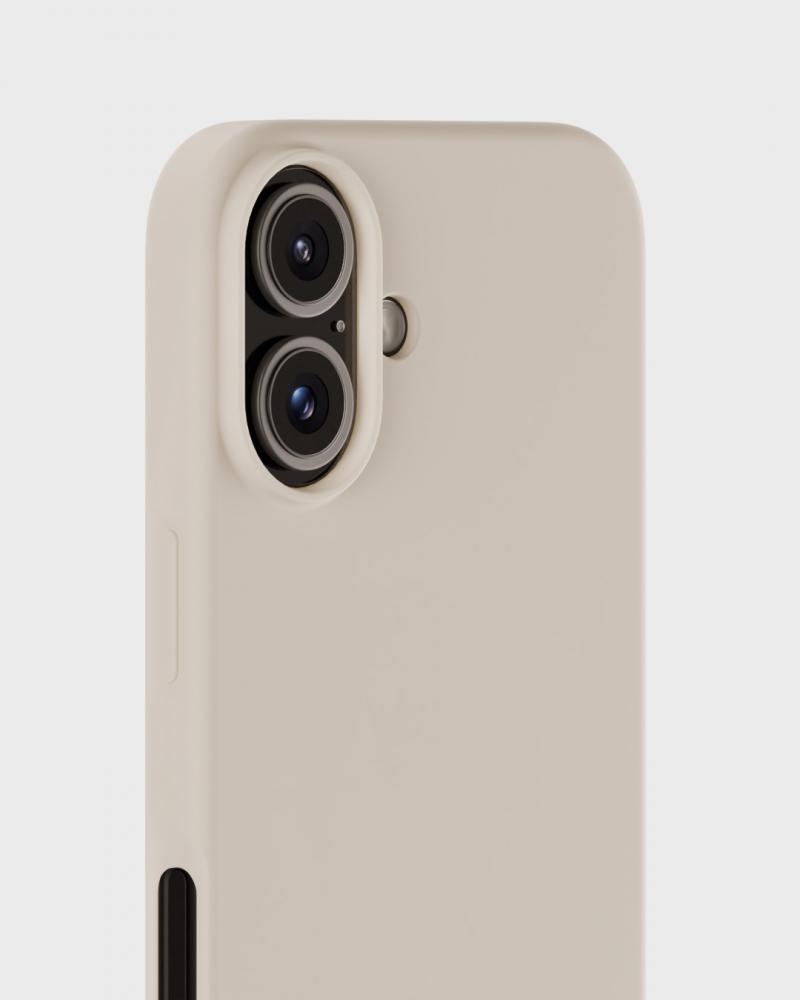 holdit holdit iPhone 16 Skal Silikon Ljus Beige - Teknikhallen.se