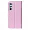  Samsung Galaxy A54 5G Fodral Litchi Lder Ljus Rosa - Teknikhallen.se