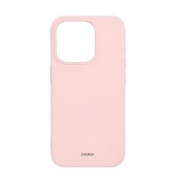 Onsala ONSALA iPhone 15 Pro MagSafe Skal Med Silikonyta Chalk Pink - Teknikhallen.se