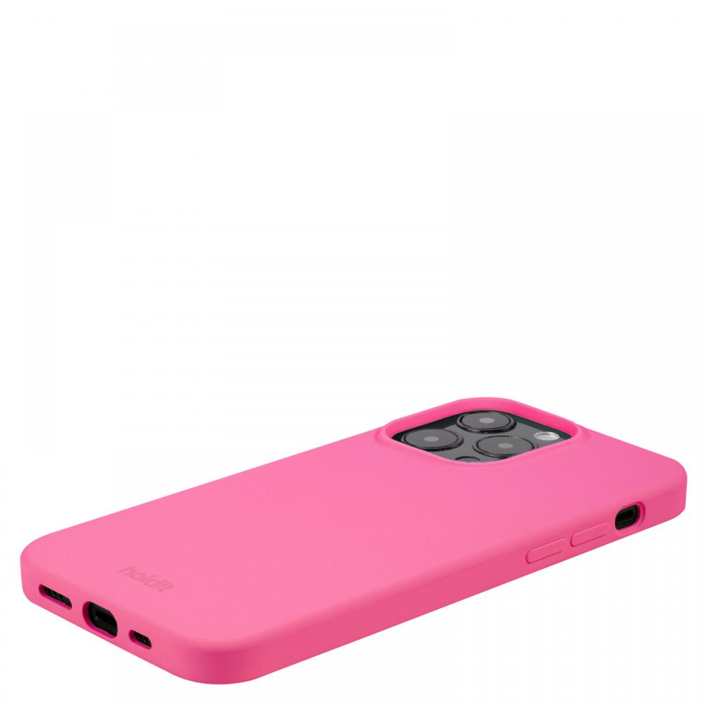holdit holdit iPhone 14 Pro Max Skal Silikon Bright Pink - Teknikhallen.se