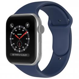 ColorPop Apple Watch 38/40/41 mm Silikon Armband (S/M) Midnight Blue - Teknikhallen.se