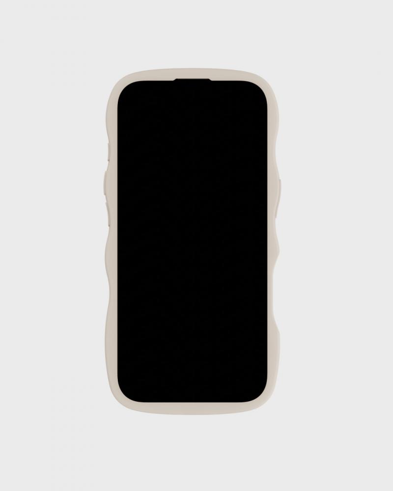 holdit holdit iPhone 16 Pro Skal Wavy Light Beige - Teknikhallen.se