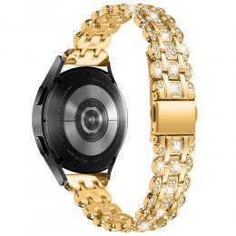  Galaxy Watch FE 40 mm Armband Metall Bling Guld - Teknikhallen.se