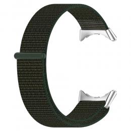  Google Pixel Watch / Watch 2 Nylon Loop Armband Militär Grön - Teknikhallen.se