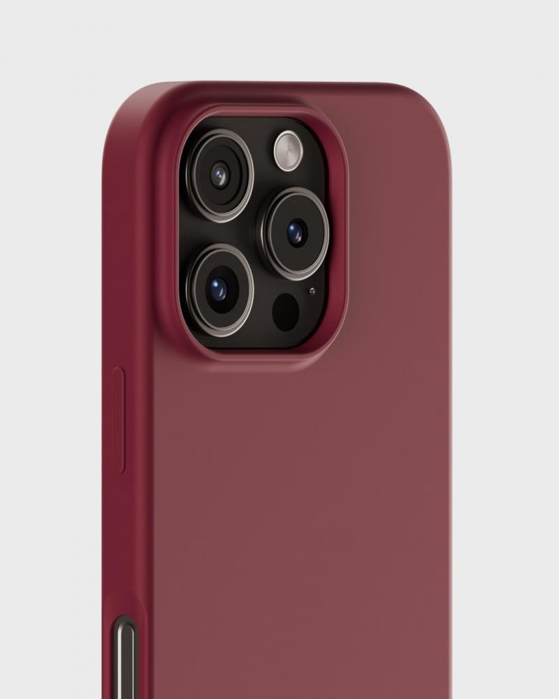 holdit holdit iPhone 16 Pro Skal Silikon Red Velvet - Teknikhallen.se