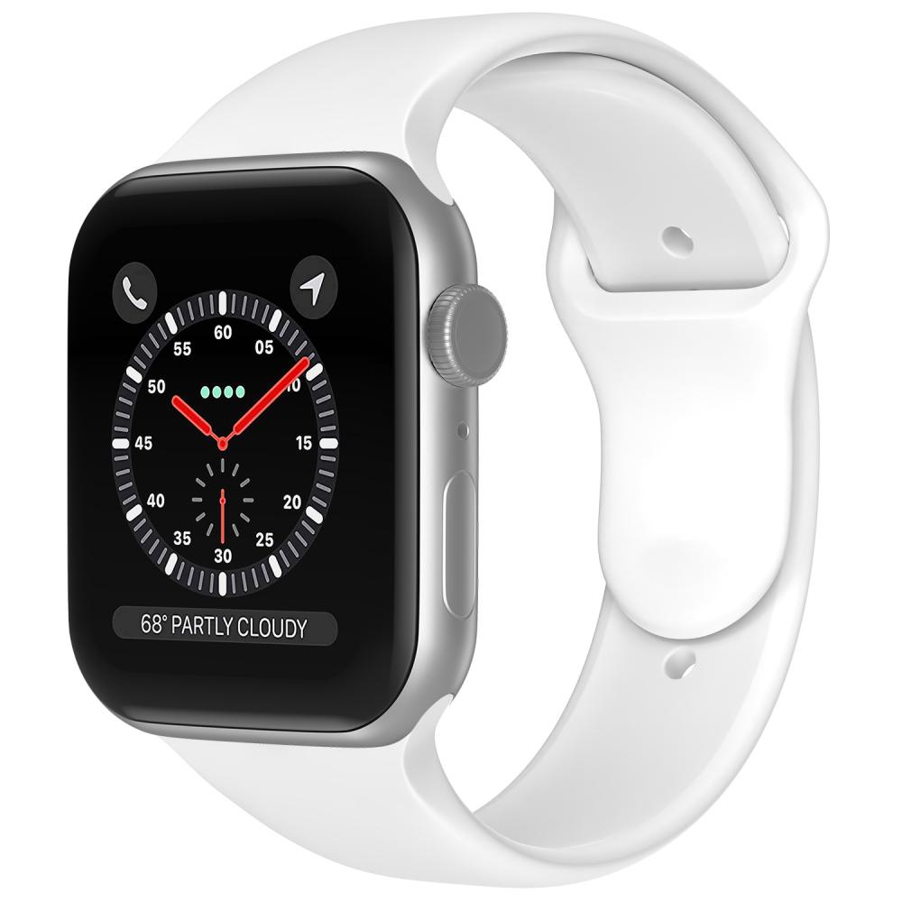 ColorPop Apple Watch 38/40/41 mm Silikon Armband (M/L) Vit - Teknikhallen.se