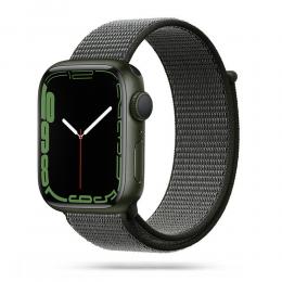 Tech-Protect Tech-Protect Apple Watch 42/44/45/49 mm Nylon Armband Dark Olive - Teknikhallen.se