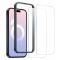 NORTHJO NORTHJO iPhone 16 Skrmskydd Hrdat Glas 2-PACK inkl. Ram - Teknikhallen.se