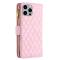  iPhone 15 Pro Max Fodral Diamond Multifunktionell Rosa - Teknikhallen.se