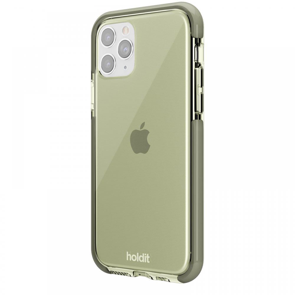 holdit holdit iPhone 11 Pro/X/Xs Skal Seethru Khaki Green - Teknikhallen.se