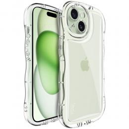 IMAK IMAK iPhone 15 Skal Wavy TPU Skal Transparent - Teknikhallen.se