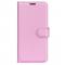  Samsung Galaxy A15 5G Fodral Litchi Lder Ljus Rosa - Teknikhallen.se