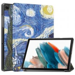  Samsung Galaxy Tab A9 Plus Fodral Tri-Fold Brush Painting - Teknikhallen.se