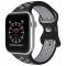 ColorPop Sportarmband Dual-Color Apple Watch 42/44/45/49 mm (M/L) Svart/Gr - Teknikhallen.se