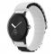  Google Pixel Watch / Watch 2 Armband Nylon Pro Vit/Svart - Teknikhallen.se