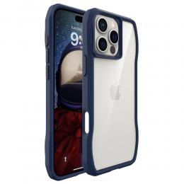  iPhone 16 Pro Skal Shockproof Hybrid Mörk Blå - Teknikhallen.se