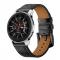 Tech-Protect Tech-Protect kta Lder Armband Samsung Galaxy Watch 46 mm Svart - Teknikhallen.se