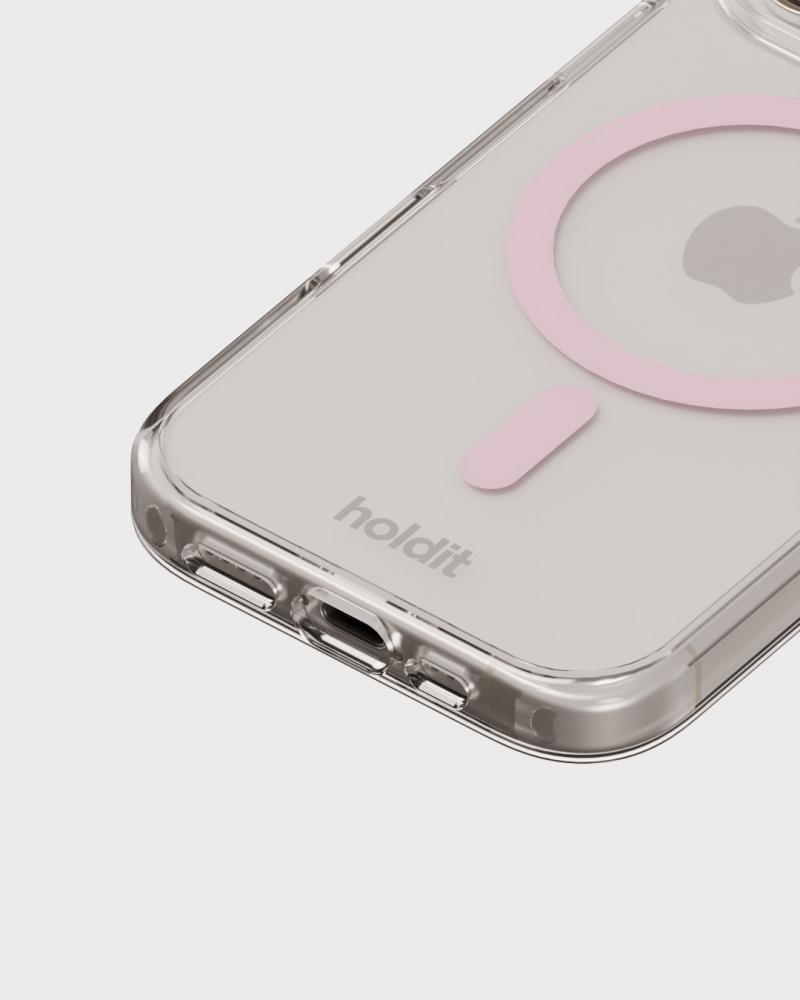 holdit holdit iPhone 16 Skal MagSafe Rosa/Transparent - Teknikhallen.se