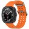  Galaxy Watch Ultra 47 mm Armband Wave Design Orange - Teknikhallen.se