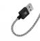 DUX DUCIS DUX DUCIS 3M Lightning Kabel Quick Charge - Svart/Vit - Teknikhallen.se