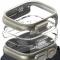 Ringke Ringke Apple Watch Ultra 49 mm 2-PACK Skal Slim Titanium Grey/Clear - Teknikhallen.se