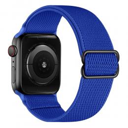  Nylon Armband Justerbart Apple Watch 42/44/45/49 mm Blå - Teknikhallen.se