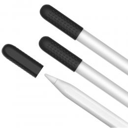 AHASTYLE AHASTYLE 3-PACK Apple Pencil 1/2 Spetsöverdrag Silikon Svart - Teknikhallen.se