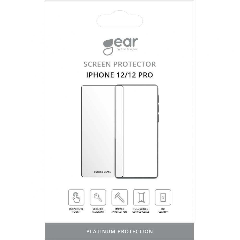 Gear GEAR iPhone 12 / 12 Pro Skrmskydd Full Cover Inkl. Monteringsram - Teknikhallen.se
