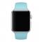  Silikon Armband Apple Watch 41/40/38 mm (S/M) - Cyan - Teknikhallen.se