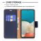  Samsung Galaxy A53 5G Fodral Litchi Shark Lder Mrk Bl - Teknikhallen.se