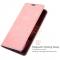  iPhone 13 Pro Max - Solid Lder Flip Fodral - Ljus Rosa - Teknikhallen.se