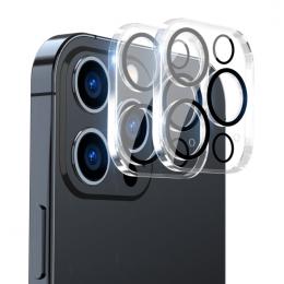 ENKAY ENKAY iPhone 15 Pro / 15 Pro Max 2-PACK Linsskydd BlackRing Härdat Glas - Teknikhallen.se