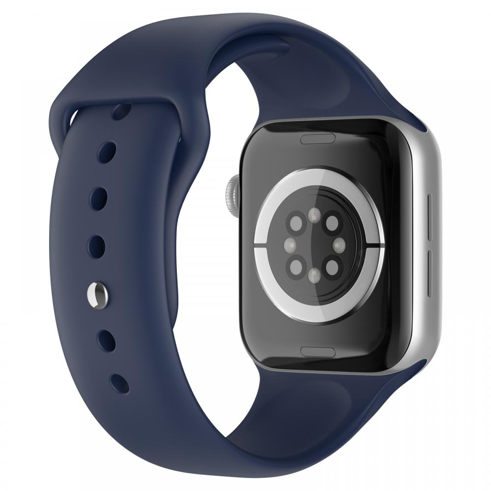 ColorPop Apple Watch 38/40/41 mm Silikon Armband (M/L) Midnight Blue - Teknikhallen.se