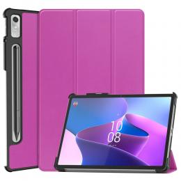  Lenovo Tab P11 Pro Gen 2 Fodral Tri-Fold Läder Lila - Teknikhallen.se