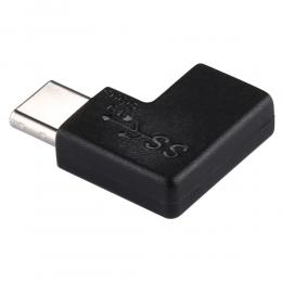 USB-C Hona - USB-C Hane Adapter 90 Grader Svart - Teknikhallen.se