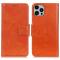  iPhone 16 Pro Fodral Split Lder Orange - Teknikhallen.se