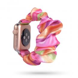  Scrunchie Silk Candy Armband Apple Watch 42/44/45/49 mm - Teknikhallen.se